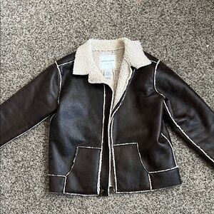 Janie & Jack Shearling Jacket with Cream Lining